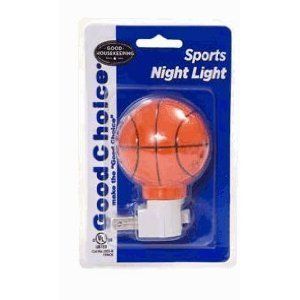 Good Choice Basketball Shaped Sports Night Light 4 Watt on Off Switch