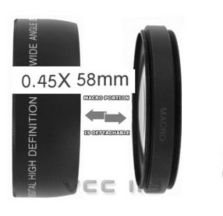 Wide Angle Lens Macro for Canon Digital S3 Is S5 Is $0S