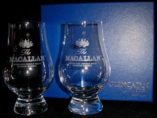 Macallan Scotch Whisky Glencairn Two Glass Boxed Set