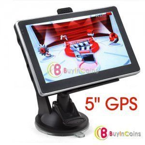 Unbranded 5 GPS Navigation for Car AV in FM eBook MP4 Game with SD
