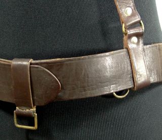 WW2 Germany German Army Officer Luger P08 Pistol Gun Holster Leather