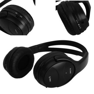 New Wireless Bluetooth Stereo Headphones Headset SX 907 Black Charger