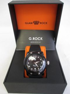 Glam Rock Womens GK1014 Miami Beach Black Dial Watch