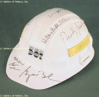 George w Bush Helmet Signed