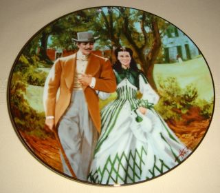 Gone with Wind Golden Anniversary Home at Last Home to Tara Plate Orig