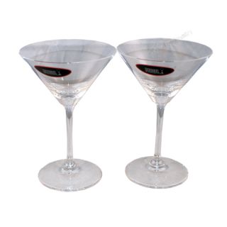 New Riedel 6416 77 Vinum Martini Glasses Set of 2 Lead Crystal 4 5 8