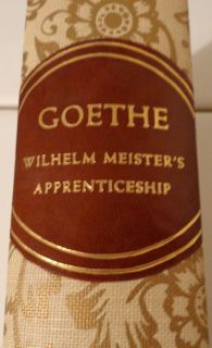 GOETHE Wilhelm Meisters Apprenticeship Limited Editions signed WILLIAM