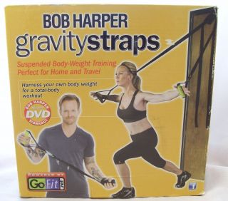 GoFit Gravity Straps Suspended Body Weight Training System New