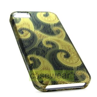 Concept J12 Design Rubberized Snap On Hard Case Cover for Apple iPhone