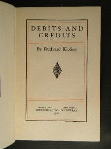 Debits and Credits by Rudyard Kipling Doubleday Page 1926