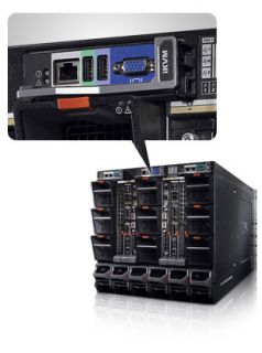 solutions with an integrated kvm switch enabling easy set up and