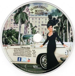 Gloria Estefan Hotel Nacional 5trk US Promo Rosario Razor N Guido