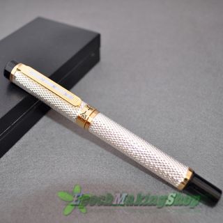 JINHAO Sliver Great Wall M Luxury Fountain Pen New