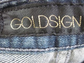 Goldsign Wide Leg Denim Jeans Pants Sz 28