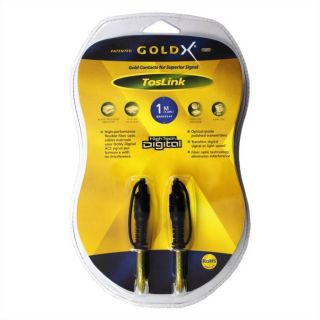 New 3ft GoldX Plusseries Gxav TS 01 Toslink M to M Digital Audio Cable