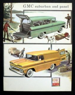 GMC 1960 Suburban and Panel Truck Sales Brochure