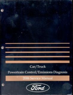 2006 Ford Powertrain Control Emission Diagnosis Manual Factory Service