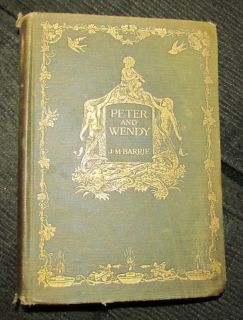 1911 J M Barrie Peter and Wendy 1st Ed Scribners Pan HB HC F D