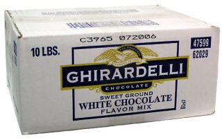 Ghirardelli White Chocolate Powder Flavor Mix 10lb