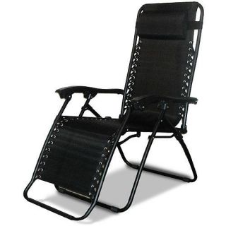 Caravan Canopy Zero Gravity Chair Black