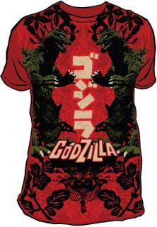 Godzilla T Shirt Tee New Duplicity Big Red Men S
