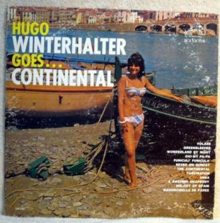Hugo Winterhalter Goes Continental LP Cheesecake Cover