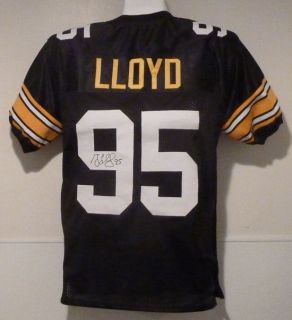 Greg Lloyd Autographed Signed Pittsburgh Steelers Black Size XL Jersey