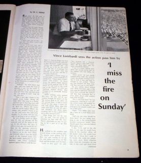 Green Bay Packers 1968 Vince Lombardi Retires Feature
