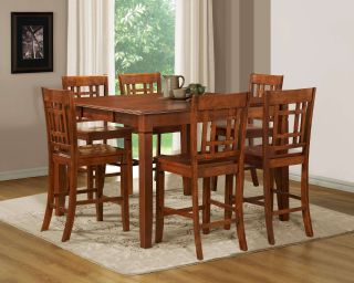 Homelegance Gresham Counter Height Table and 6 Counter Height Chairs