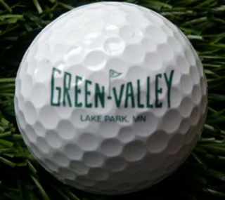 Green Valley Lake Park MN Logo Golf Ball