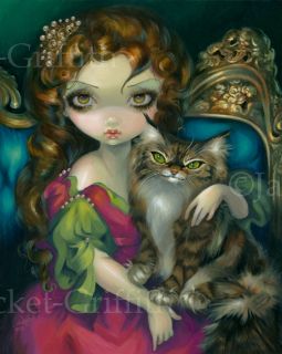 Jasmine Becket Griffith Art Big Print Signed Goth Princess with A