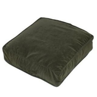 Greendale Home Fashions Omaha 20 inch Square Floor Pillow Olive