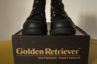 Golden Retriever Hunting Boots Made in USA Russell Quoddy Yuketen Low