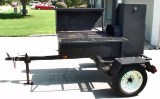 BBQ Grill Smoker Trailer Bar B Que Grill Barbecue Grill 