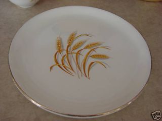   Homer Laughlin China Dinnerware Golden Wheat set 2 22k Gold Dinner