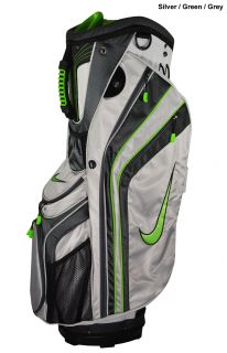 New Nike Golf Sport Cart Bag Silver Green Grey