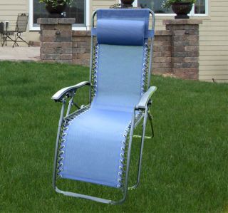 Zero Gravity Recliner Lounge Patio Pool Chair 3 Colors