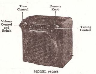 1950 Buick Radio Service Manual 980868 Schematic PhotoFact Repair