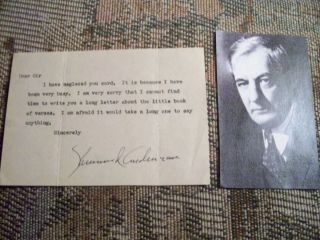 Sherwood Anderson Author Signed Note Book Rare Autograph Ernest