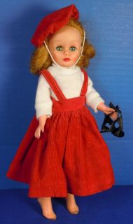 Miss Ginger Cosmopolitan 10 Doll Original Tagged Red White Outfit