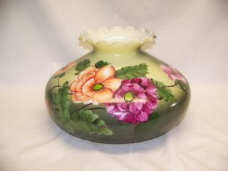 Green Red Roses Gone with TH Wind Lamp Shade
