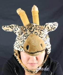 HALLOWEEN GIRAFFE COSTUME HAT MASK PARTY CAP ADULT KIDS XMAS BIRTHDAY