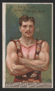 1888 N162 Goodwin Champions Voss Strongest Man