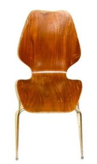 1950s Ant Chair SET/4 Mid Century Modern Danish IVERSEN Molded Plywood