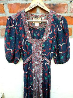 Vintage Rare Ossie Clark for Radley Maxi Dress Celia Birtwell Print
