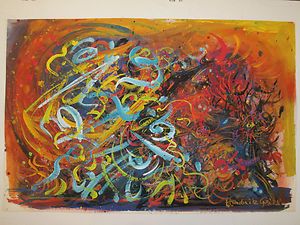 HENDRIK GRISE CALIFORNIA LISTED ABSTRACT EXPRESSIONISM MODERNISM