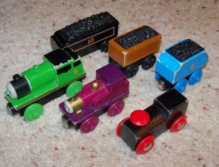  Thomas Train Wood, Lady, Percy, Gordon, Duke, Douglas, Brio Tender Set