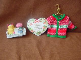 Buy 3 Darling Christmas Tree Ornaments for Your Mom Knit Sweater