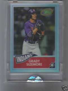2006 eTopps Grady Sizemore in Hand Only 587 Cards Made