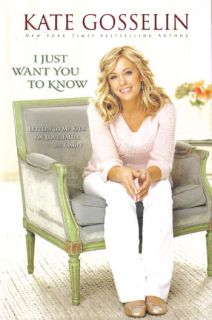  Christian Family Hardcover I Just Want You To Know   Kate Gosselin